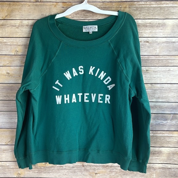 Wildfox "It was kinda whatever" sweatshirt - Picture 4 of 7